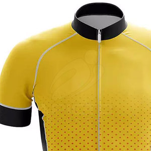 Jersey de Ciclismo Corto para Adultos de Primera Calidad, Tejido Transpirable que Absorbe la Humedad, Ajuste Cómodo, Diseño Personalizado, para Ciclismo de Carretera y Montaña - Product Image 3