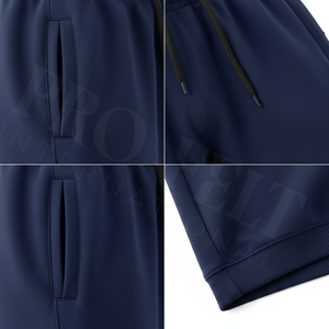 Shorts de sport respirants unis et personnalisables avec logo et couleur, pour la course, le fitness et l'entraînement, à taille élastique - Product Image 4