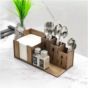 Wooden Spoon Holder Handmade <b>Kitchen</b> Utensil Rest Natural Wood Spoon Stand - Product Image 2