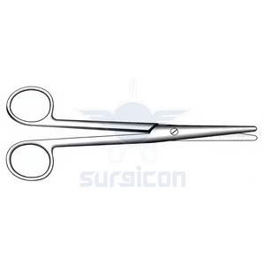 Tijeras Mayo Stille de 17 cm / 6-3/4 Pulgadas, Tijeras Quirúrgicas Curvas con Punta Roma, Instrumento Médico de Acero Inoxidable - Product Image 4