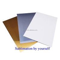 1 NOUVEAU Tableau métallique de sublimation en aluminium vierge Ornements de sublimation Tableau métallique personnalisé d'impression par transfert de chaleur