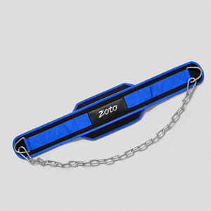 Custom Logo Nylon Dipping <b>Belt</b> Premium Weighted Pull Up Gym <b>Belt</b> with Steel <b>Chain</b> & Carabiner Wholesale - Product Image 2