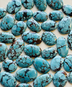 Top Qualité Magnasite Turquoise Gemme Magnésite Turquoise Cabochon Pour Bijoux Pendentif À La Main En Gros En Vrac Cabochon - Product Image 3