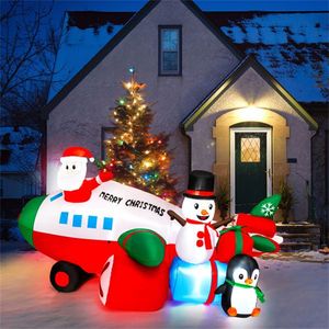 Babbo Natale Gonfiabile da Esterno di 2,7 Metri per Decorazioni Natalizie da Giardino - Product Image 4