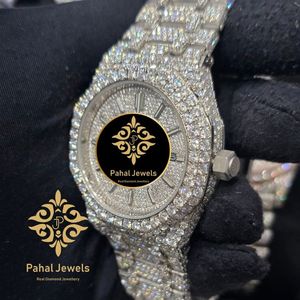 Reloj Mecánico con Incrustaciones de Diamantes, Correa con Pedrería, Reloj de Pulsera Analógico, Joyería de Moda de Lujo, Regalo - Product Image 3