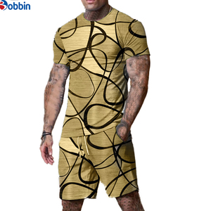 Conjunto unisex de pantalones cortos, ropa de diseñador para hombre, impresión digital, poliéster, conjunto de 2 piezas, conjunto deportivo para hombre, camiseta y pantalones cortos para gimnasio. - Product Image 2