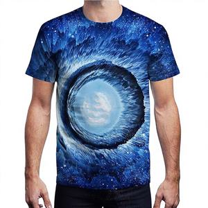Camisetas de Manga Corta para Hombre, Diseño en Blanco, 100% Algodón, Impresión de Serigrafía de Alta Calidad, Precio al por Mayor, Tendencia Actual - Product Image 1
