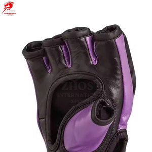 Guantes de Mma de color sólido y elegantes para artes marciales, equipo de entrenamiento de boxeo con diseño de dedos flexibles - Product Image 6