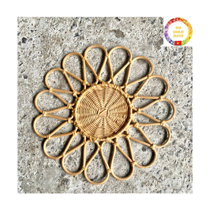 <b>Rattan</b> Placemat Bulk | Handmade Round Woven Charger Plate | Eco <b>Table</b> Decor Supplier Vietnam - Product Image 2