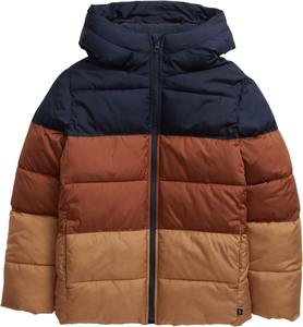 Veste matelassée à capuche personnalisée pour enfants, douce, 100 % polyester, avec col montant et logo frontal, idéale pour l'hiver - Product Image 4