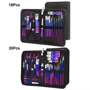 18 30pcs Stainless Steel Manicure Pedicure <b>Kit</b> All-in One with Storage Box <b>Nail</b> Clipper Set Multifunctional <b>nail</b> care <b>kit</b> Adult - Product Image 5