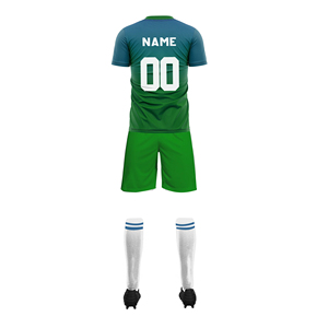 Uniforme de Fútbol Profesional para Entrenamiento de Club, Conjunto Deportivo con Camiseta de Manga Corta, Estampado Frontal, Secado Rápido, 100% Poliéster - Product Image 4