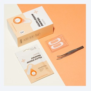 Masque facial en feuille Dailydeul Micro Patch raffermissant 17mg x 2 patchs, 10 pièces, 1 boîte, sachet, masque en feuille stérile à l'acide hyaluronique pour le visage - Product Image 2