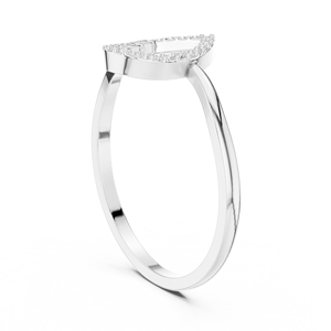 Joyas de grapas 14K Anillo de moissanita de doble halo Diseño vintage Joyería de compromiso - Product Image 3