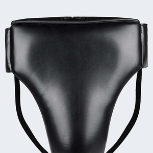 Protège-entrejambe de boxe personnalisé en cuir PU pour homme, équipement de protection pour adultes, équipement de sécurité sportive, couleur unie, fermeture auto-agrippante - Product Image 5