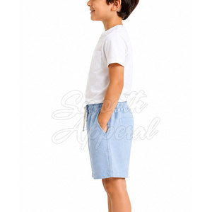Shorts pour garçons de haute qualité avec cordon de serrage, 100% coton, légers et respirants pour les activités quotidiennes, les sports et les sorties décontractées - Product Image 6