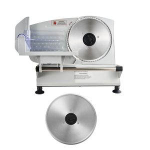 Máquina Cortadora de Carne Eléctrica de 6.7 Pulgadas y 150W, Certificación ETL, Dos Cuchillas SUS420, Grosor Ajustable de 0-0.6 Pulgadas, Picadora y Cortadora de Carne - Product Image 1