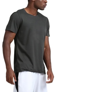 Camiseta de gimnasio de verano para hombre, Camiseta deportiva cómoda de ocio de secado rápido con ropa de entrenamiento transpirable de alta elasticidad - Product Image 6