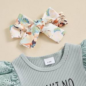 Prima 100% algodón bebé niñas y niños ropa tela transpirable colores personalizados OEM/ODM/ OBM disponible para ropa de bebé acogedora - Product Image 3