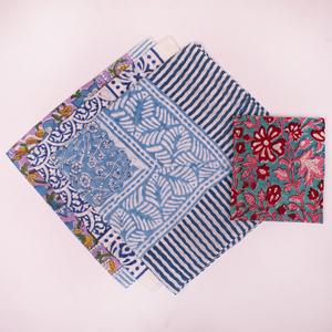 Mouchoirs en coton imprimé de luxe, multicolores, floraux, vintage, écologiques, de haute qualité, cadeau pour adultes, femmes, voyages d'été - Product Image 4