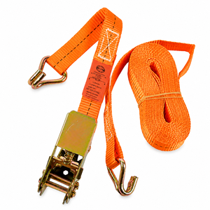 Truck <b>Cargo</b> Securing Ratchet Tie Down Strap Polyester 25mm 800kg Heavy Duty for Load Restraint OEM Factory Direct Supply - Product Image 5