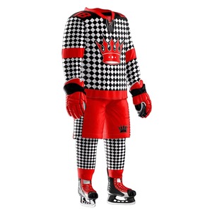 Fournisseur en gros d'uniformes de hockey sur glace, kit de hockey par sublimation de qualité supérieure, fabricant de vêtements de sport avec logo personnalisé brodé OEM - Product Image 3