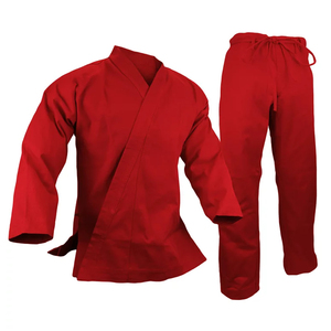Rohzen Sports Men's Karate Uniform <b>Set</b> 240g Polyester/Cotton Breathable Quick Dry Stretch Reinforced Stitching Training Apparel - Product Image 6