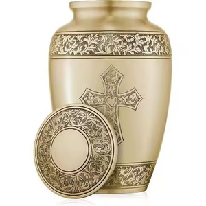 Decorative Aluminium <b>Keepsake</b> Urns Small <b>Ashes</b> Holder Mini Memorial Cremation Urn Funeral Tribute Display - Product Image 5