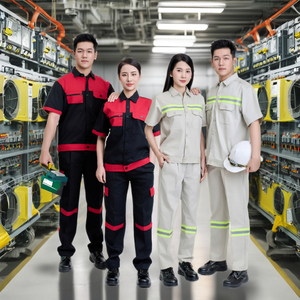 เสื้อคนงานก่อสร้างจากโรงงาน VN ชุดเครื่องแบบช่างไฟฟ้าชุดทำงานชุดช่างเชื่อมกางเกงคาร์โก้ไม่มีถุงตัวอย่าง - Product Image 1