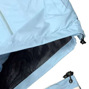 Survêtement coupe-vent surdimensionné sur mesure avec fermeture éclair, vente en gros à prix réduit pour hommes - Product Image 4