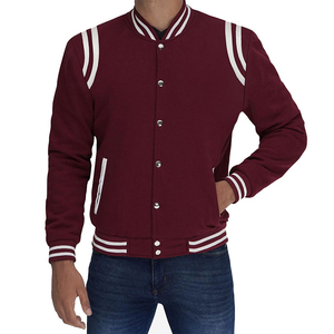บริการ OEM เสื้อแจ็คเก็ตวาร์ซิตี้ชาย ปักโลโก้ตามสั่ง ราคาประหยัด มีไซส์ใหญ่ ดีไซน์กันหดตัวตามความต้องการสูง เสื้อแจ็คเก็ตวาร์ซิตี้ชาย - Product Image 3