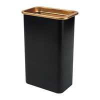 Boîte en métal carrée noire personnalisée par le fabricant, de qualité alimentaire, pour le thé en vrac, le matcha, les épices, avec couvercle