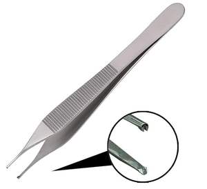Pinzas Adson para tejidos, personalizadas, con dientes y puntas de precisión artesanal - Instrumentos quirúrgicos Excel en venta a bajo precio - Product Image 4