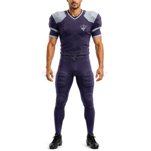 Modern American Football Uniform Premium Sublimation Football Jersey And Pants Lightweight Sports With Comfortable <b>Athletic</b> Fit - Product Image 3