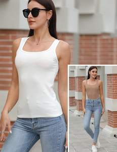 Camiseta sin mangas Essential Move para mujer, tejido de acabado limpio, elástico suave, tacto suave, transpirable, cómoda, para entrenamiento, práctica, informal - Product Image 4