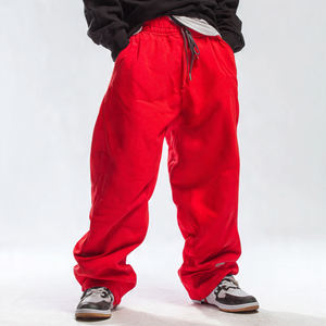 Pantalones de chándal anchos de forro polar grueso para hombre, ideales para invierno, estilo jogger urbano, de alta calidad - Product Image 2