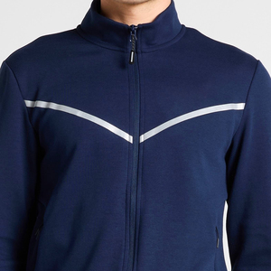 Conjunto deportivo para hombre, chaqueta deportiva con cremallera completa y pantalones, tela de primera calidad, ajuste cómodo para entrenamiento atlético. - Product Image 5