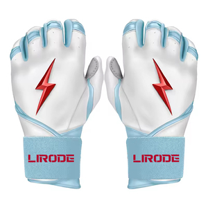 Guantes de Bateo de Béisbol Personalizados en Color, Talla y Logotipo, con el Mejor Diseño, Transpirables, Antideslizantes, de Cuero Liso y Tejido, para Uso Profesional - Product Image 5