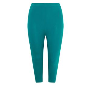 Custom Wholesale Women Plus Size High Waisted Capri Yoga Leggings Solid Four-Way Stretch Fitness Workout <b>Pants</b> OEM ODM - Product Image 1
