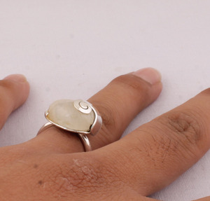 925 Sterling Silver Natural Rose <b>Quartz</b> <b>Ring</b> Handmade Pink Gemstone Jewelry Oval Cut Crystal Healing <b>Ring</b> Wholesale Jewelry - Product Image 3