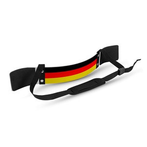 Ceinture de soutien du coude réglable avec drapeau allemand, en néoprène robuste pour la correction de la posture, la musculation, fermeture à boucle unisexe - Product Image 3