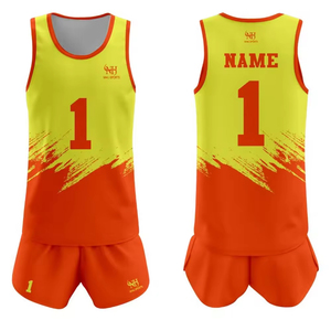 Sublimation Volleyball Uniform Custom Design Jersey Shorts Set for Teams Training <b>Matches</b> Sports Apparel - Product Image 1