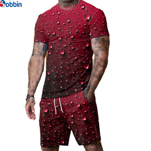 Conjunto de Verano Personalizado de Moda, Conjunto de Shorts Sublimados Unisex, Traje de Verano Moderno para Hombre, Traje Deportivo Informal de Manga Corta - Product Image 1