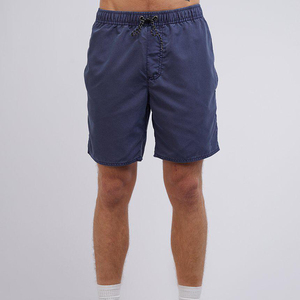 Pantalones Cortos Deportivos Casuales con Cordón Ajustable para Hombre, 100% Algodón Puro, Estampado Puff, Alta Calidad, Lavados, Talla XS, Diseño Personalizado, Patrón de Malla de Rizo - Product Image 1