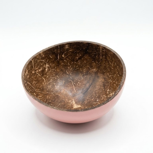 Nouveau design, bol de service en coquille de noix de coco véritable laquée pour yaourt, salade, collations, cadeau, Saint-Valentin, fabriqué au Vietnam - Product Image 1