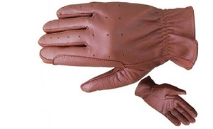 Guantes de equitación de invierno para hombre, ligeros, de la mejor calidad, personalizados, antideslizantes, de cuero, con dedos completos - Product Image 2