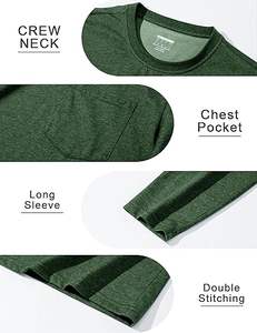 Camisetas de Pesca de Manga Larga de Alta Calidad para Hombre, Protección Solar UV UPF 50+, Absorción de Humedad - Product Image 1