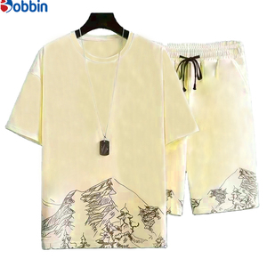 Nueva Colección de Verano, Conjunto Deportivo Informal Personalizado para Hombre, Talla Grande, Estampado, Transpirable, Cómodo, Unisex - Product Image 5