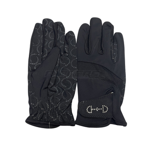 Guantes de Equitación para Niños al por Mayor, Ligeros, Transpirables, con Palma de Malla y Agarre de Silicona, para Niñas, Niños y Jóvenes, Guantes Ecuestres de Verano - Product Image 1