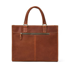 Porte-documents en cuir haut de gamme pour hommes avec compartiment pour ordinateur portable, personnalisation de la marque, fabricant OEM ODM - Product Image 6